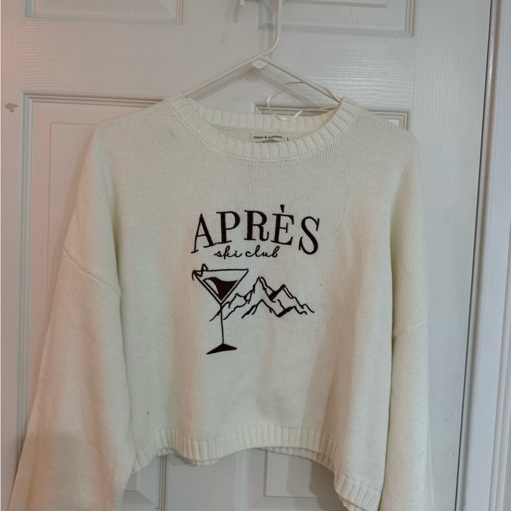 Moon & Madison Après Sweater NWT - Picture 2 of 8
